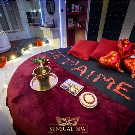 Sensual Spa- Love Room Jacuzzi Hammam Terrasse Нанси Екстериор снимка