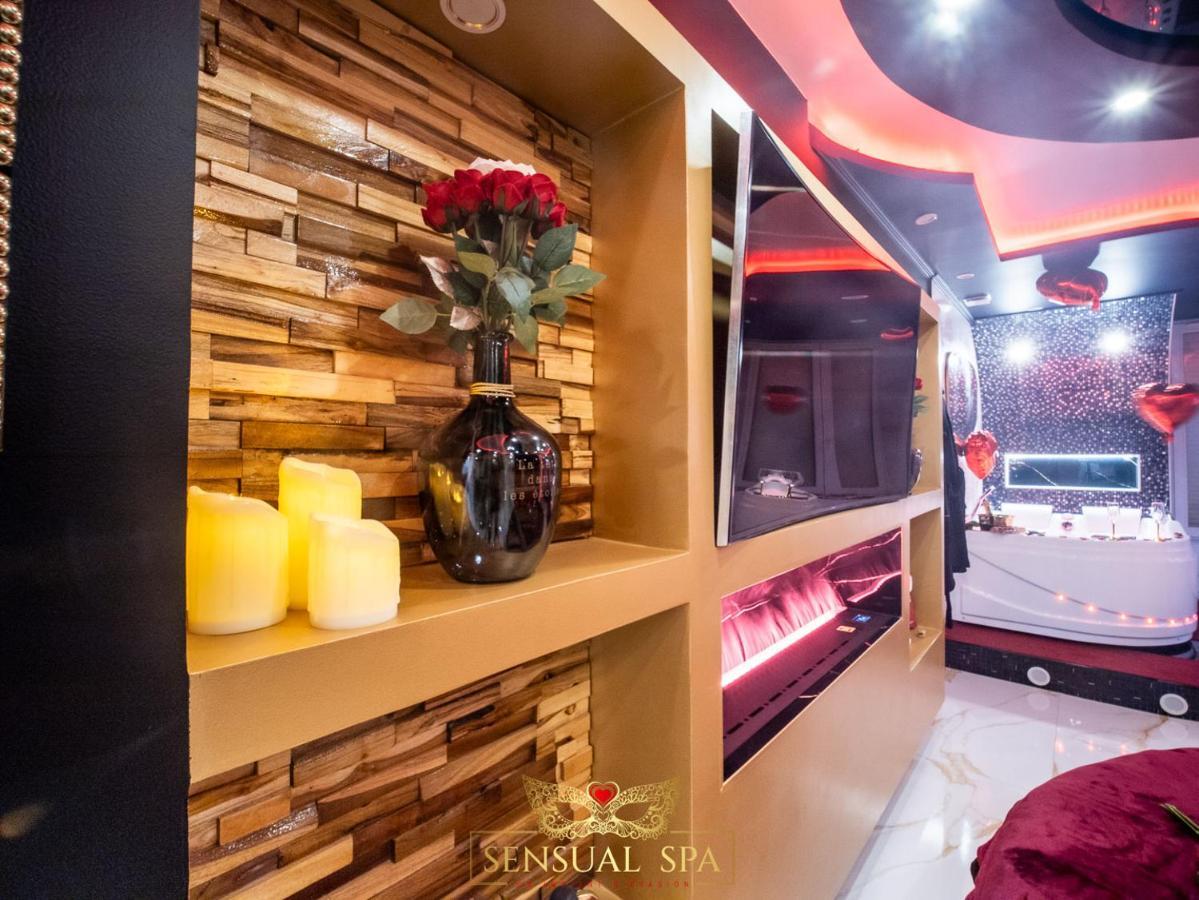 Sensual Spa- Love Room Jacuzzi Hammam Terrasse Нанси Екстериор снимка