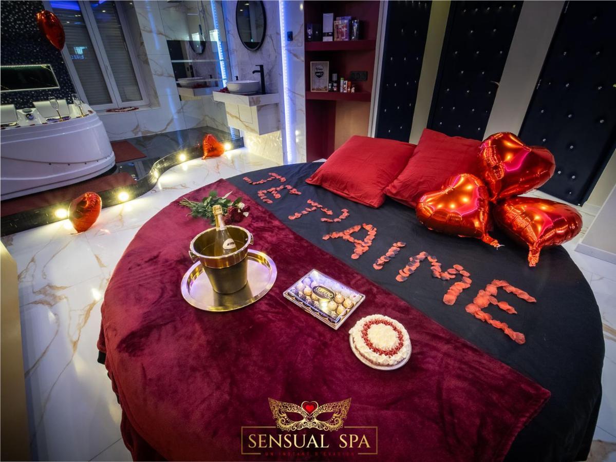 Sensual Spa- Love Room Jacuzzi Hammam Terrasse Нанси Екстериор снимка