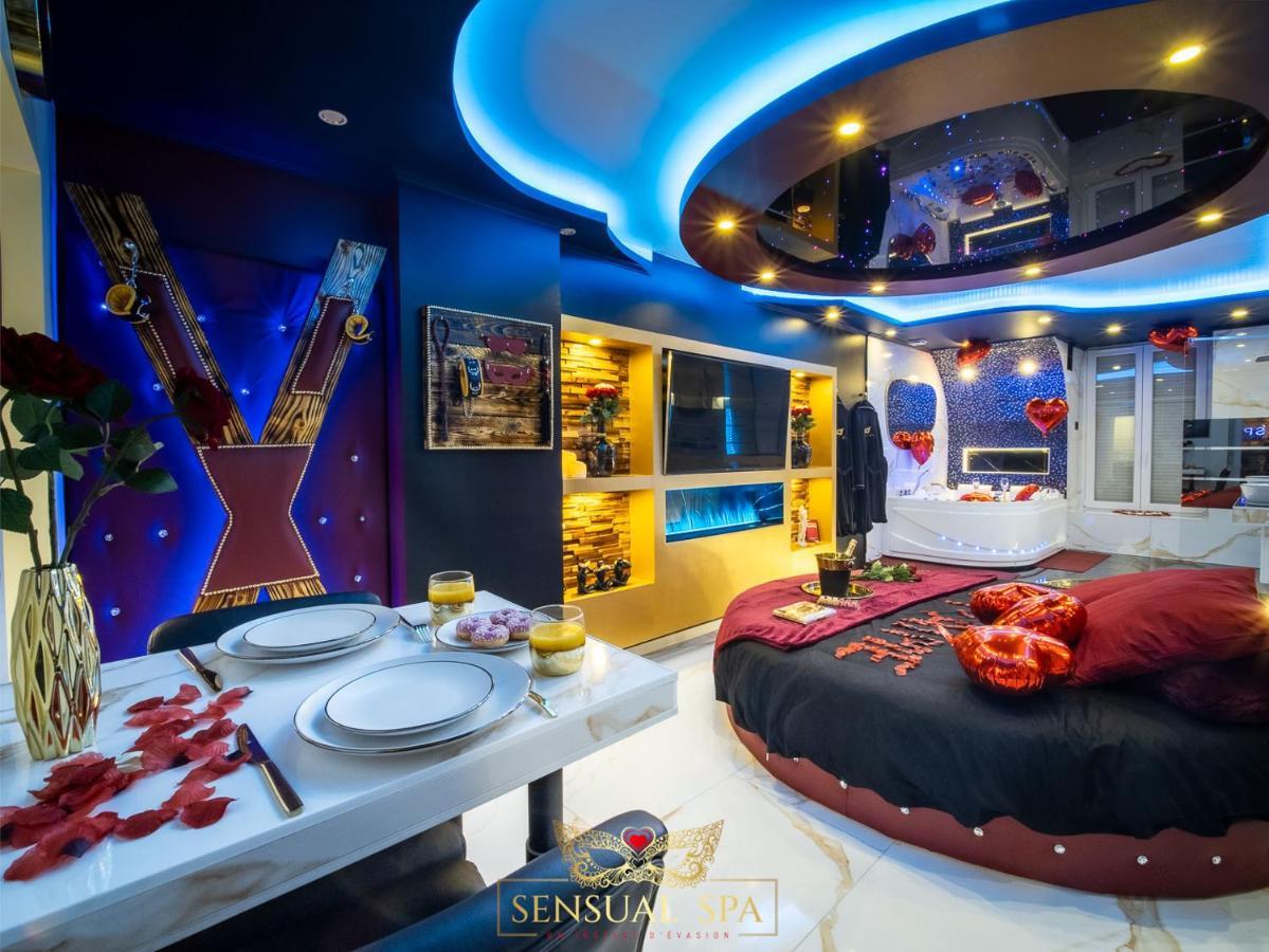 Sensual Spa- Love Room Jacuzzi Hammam Terrasse Нанси Екстериор снимка