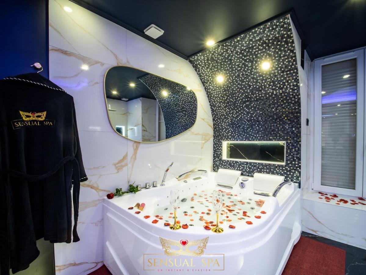 Sensual Spa- Love Room Jacuzzi Hammam Terrasse Нанси Екстериор снимка