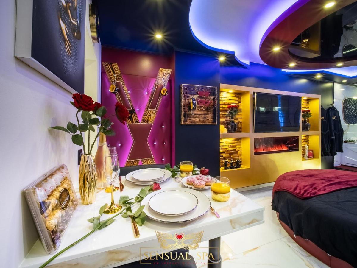Sensual Spa- Love Room Jacuzzi Hammam Terrasse Нанси Екстериор снимка